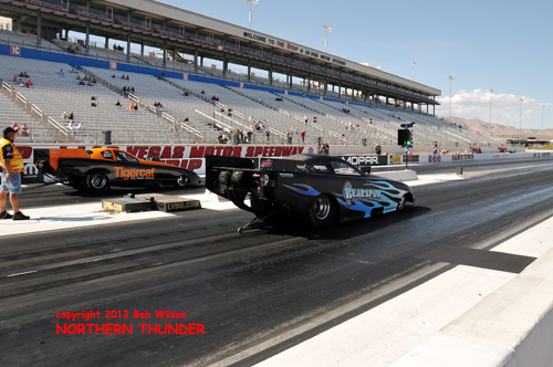 Jirka Kaplan (near lane) vs 
Dave Germain (far lane) - TA/FC